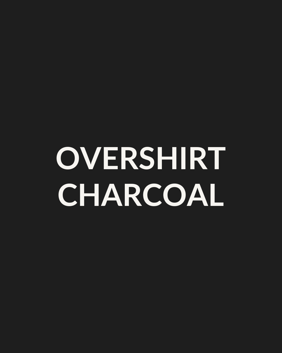 MNTN Overshirt in Charcoal — placeholder