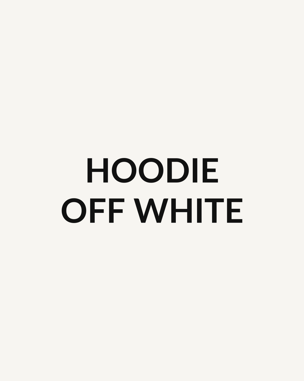 MNTN Hoodie in Off White — placeholder