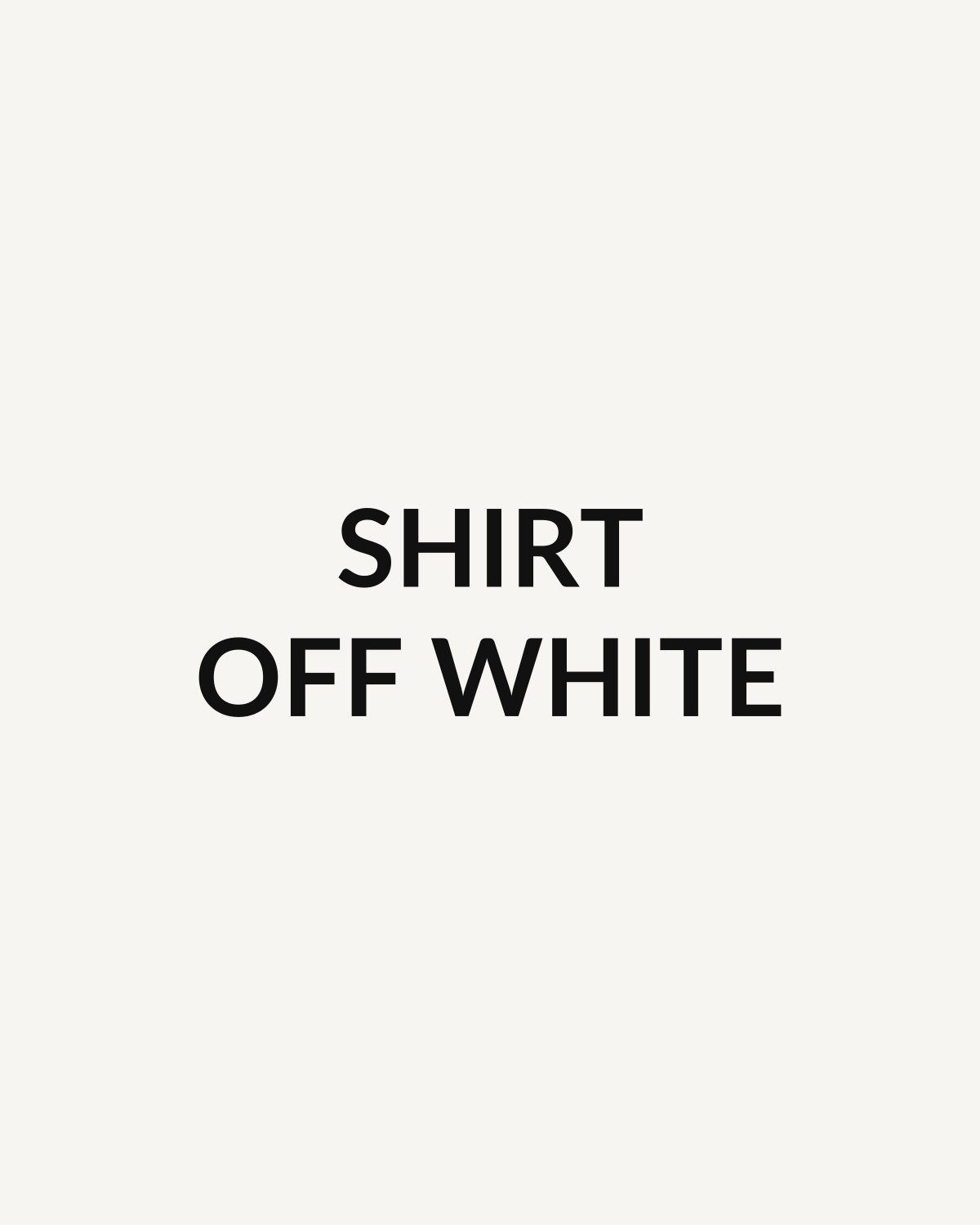 MNTN Shirt in Off White — placeholder